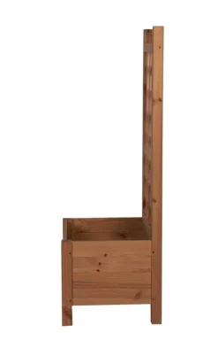 Træplantekrukke med pergola RD-DNC /120x40x40cm/ Brun