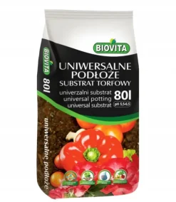TØRVESUBSTRAT JORD PH 5,5-6,5 BIOVITA 80L