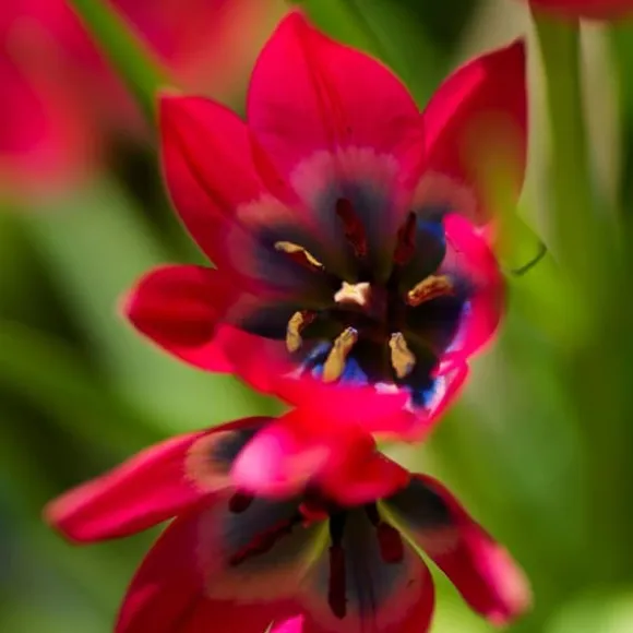 Tulipanløg - Sæt med 40 - Tulipa 'Little Beauty' - Blomsterløg - Rød