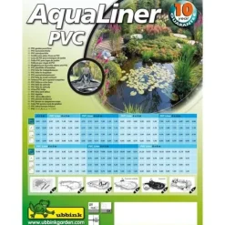 Ubbink AquaLiner damfolie 4 x 5 m PVC 0,5 mm 1331950 403734