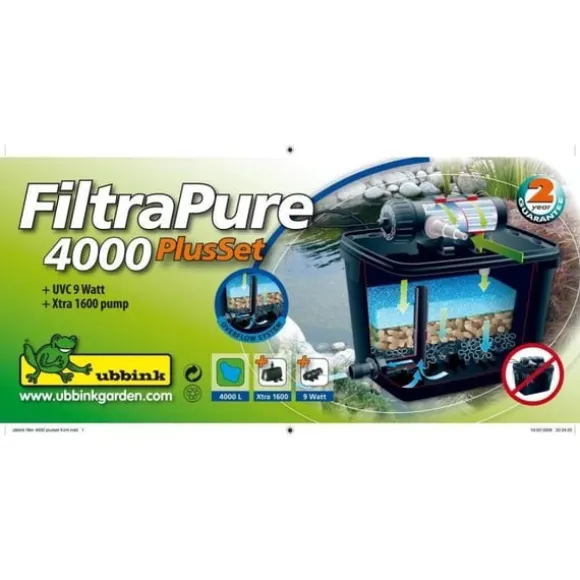 Ubbink FiltraPure 4000 Plus damfiltersæt 26 L 1355971 401418