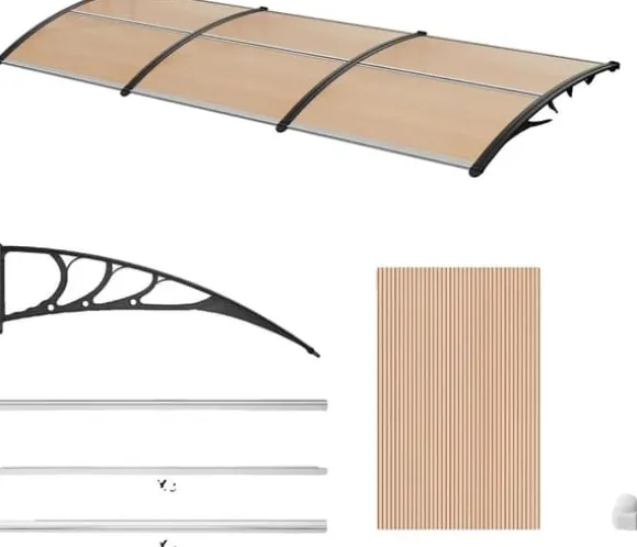 Udendørs Kappe, Holdbar ABS Ramme, Alsidig Brug,Opgraderet 270 x 99cm