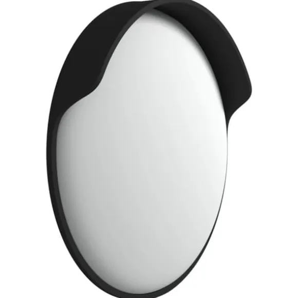 Udendørs konveks trafikspejl Ø45 cm polycarbonat sort - Trafikspejl - Trafikspejle - Home & Living