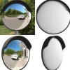 Udendørs konveks trafikspejl Ø60 cm polycarbonat sort - Trafikspejl - Trafikspejle - Home & Living