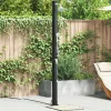 Udendørs solbruser - Slank og praktisk design | Farve: Sort | Højde: 217 cm