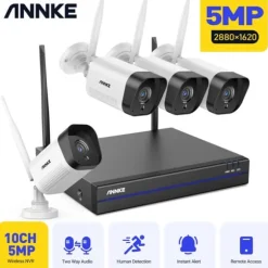 Udendørs Wifi Overvågningskamera, To-vejs lyd, Natvision, 0TB