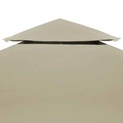 Udskiftningstag til havepavillon 3x4 m - Vandafvisende | Farve: Beige | Vægt: 310 g/m²