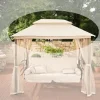 Udskiftningstak Garden Swing - Reserve Tag - Vejr - Resistent, Vand -Repellent Polyester Farve: Fløde