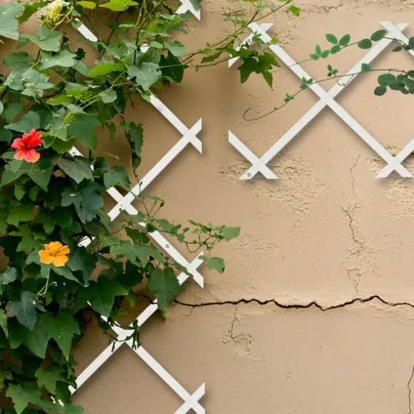 Udtrækkeligt espalier sæt, 180x30x1 cm, naturlig brun