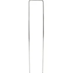 U-formede havepæle i galvaniseret stål - 100 stk. - 3 mm tykkelse