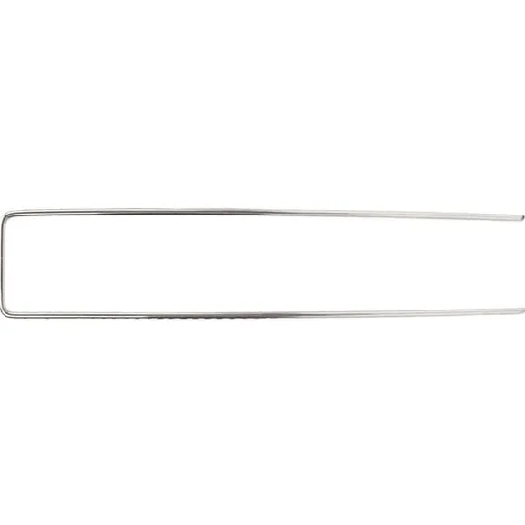 U-formede havepæle i galvaniseret stål - 100 stk. - 3 mm tykkelse