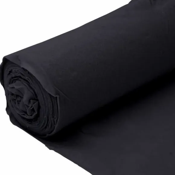 Ukrudtsdug i polyesterfibre - Holdbar dræningsdug | Størrelse: 1x10 m | Farve: Sort