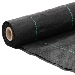 Ukrudtsdug 2x50 m - Effektiv ukrudtskontrol | Farve: Sort