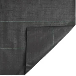 Ukrudtsdug 1x25 m - Effektiv ukrudtskontrol | Farve: Sort | Størrelse: 1x25 m
