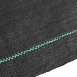 Ukrudtsdug 1,5x10 m - Slidstærk UV-bestandig PP | Farve: Sort | Størrelse: 1,5x10 m