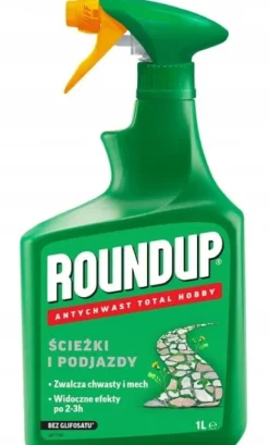 Ukrudtsmiddel til fortove og indkørsler 1L spray Roundup