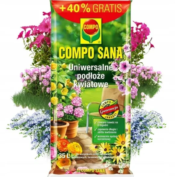 Universal havejord til blomster 35 l