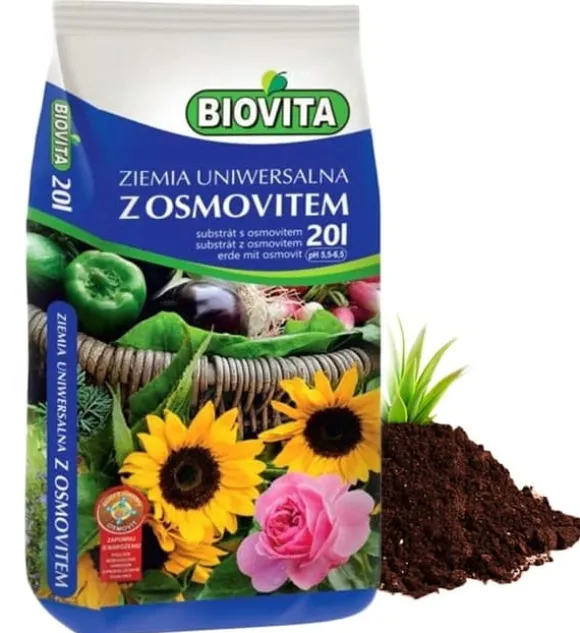 Universal jord til blomster med Osmovit 20L