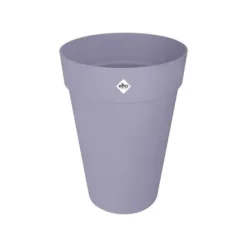 Urtepotte - Elho - Loft Urban Rund - Højde 35 - Lilla - L 34 x B 33,5 x H 45 cm - Udendørs - 100% genbrugt