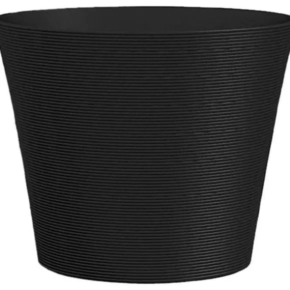 Urtepotte - GARDEN ID - Green Care Sense Sort-Antracit - 30 x 27 cm - 10 års garanti - 100% genanvendt - UV- og frostbestandig