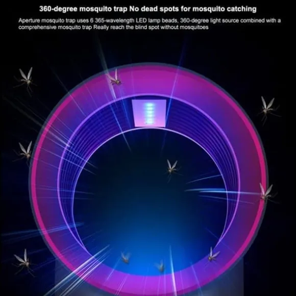 USB Myggefanger med UV-lys, hvid