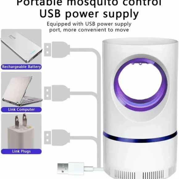 UV Attraktion Light Mosquito Killer USB Elektrisk Bug Zapper