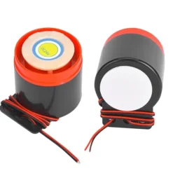 24V 110dB Aktiv Buzzer Alarm Bipper med Ledning - DIY Elektronik