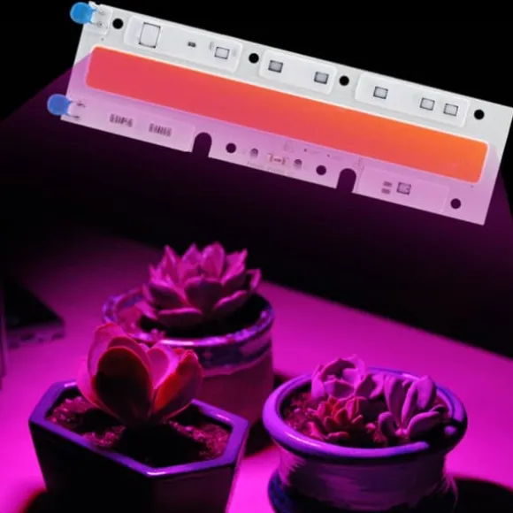 220V Fuldspektrum Højeffekt COB Chip LED Planter Hydroponisk Vækstlampe (70W)