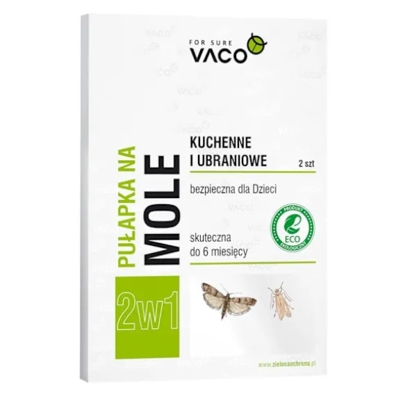 VACO ECO Køkken- og tøjmølfælde 2 i 1 1 pakke - 2 stk.