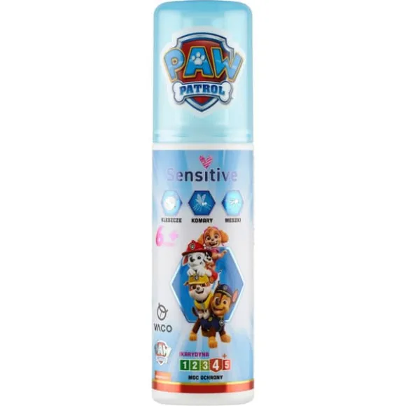 VACO Paw Patrol væske til myg, flåter og knott Sensitive børn 6+ 90ml