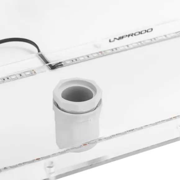 Vandfaldstud med LED-belysning 45 cm, vandgennemstrømning 395 mm