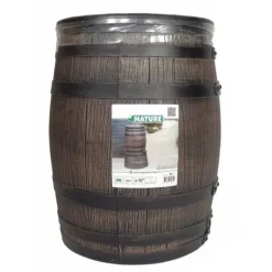 Vandopsamler - NATURE - Tønde - 50 liter - Rotationsstøbt PE - Tilbehør inkluderet
