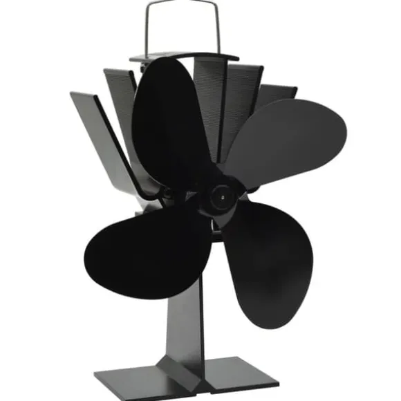 Varmedrevet ovnventilator 4 blade sort - Brændeovnsventilator - Brændeovnsventilatorer - Home & Living
