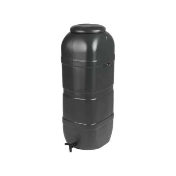 Vattentank - STRATA - Slimine vattentunna - 100L - 36cm L x 32cm B x 96cm H - Svart