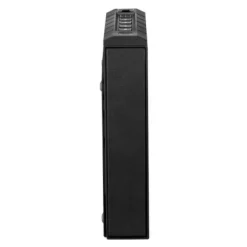 Våbenskab, 3-vejs hurtig adgang pistolboks, 23x7x32 cm, sort