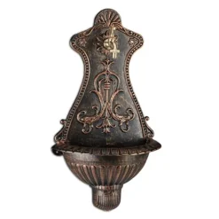 Vægfontæne, 66x37x19,5 cm, Bronze