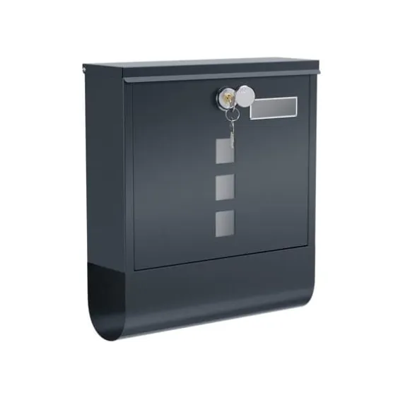 Vægmonterede postkasser - 30,5 x 9,5 x 33,3 cm