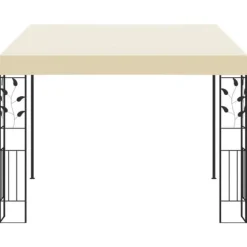 Vægmonteret havepavillon 3x3x2,5 m | Farve: Creme