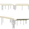 Vægmonteret pavillon 6x3x2,5 m cremefarvet - Markise - Markiser - Home & Living