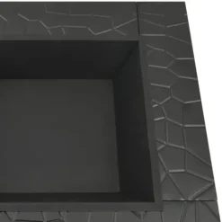 vidaXL bålfad med ildrager 79x79x46,5 cm str. XXL stål - Ildsteder