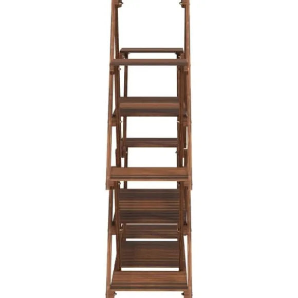 vidaXL blomsterstativ 110x25x105 cm massivt fyrretræ - Planteborde