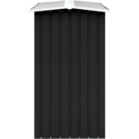vidaXL brændeskur 330 x 92 x 153 cm galvaniseret stål antracitgrå - Brændekurve – tilbehør