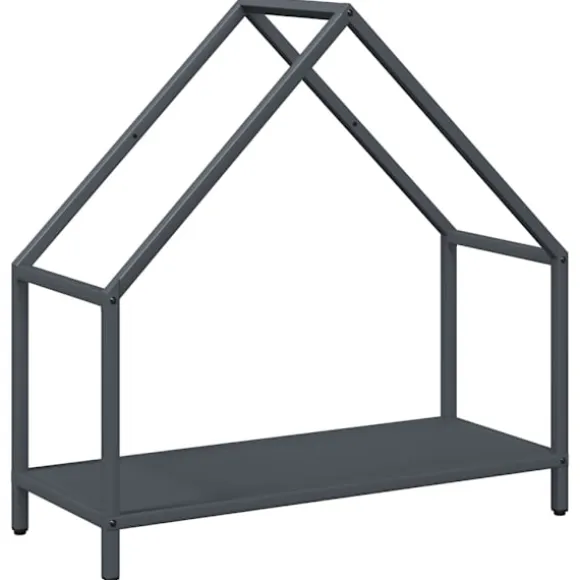 vidaXL brændestativ 60x25x60 cm koldvalset stål antracitgrå