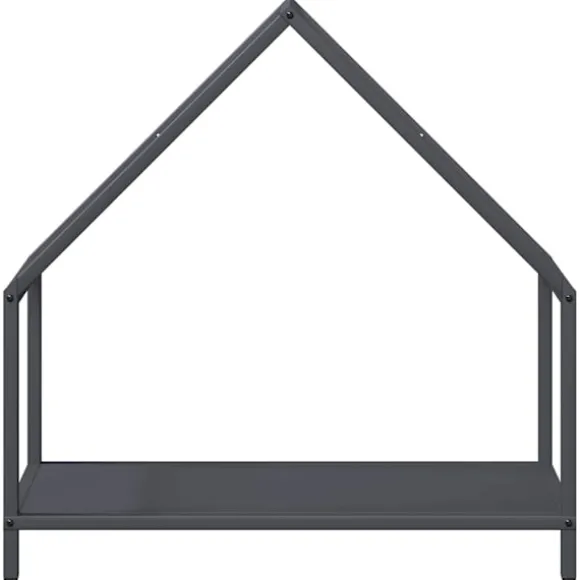 vidaXL brændestativ 60x25x60 cm koldvalset stål antracitgrå