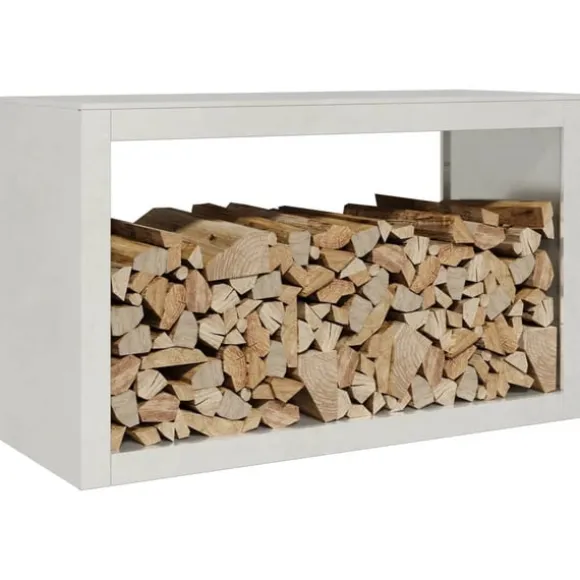 vidaXL brændestativ 100x40x60 cm rustfrit stål