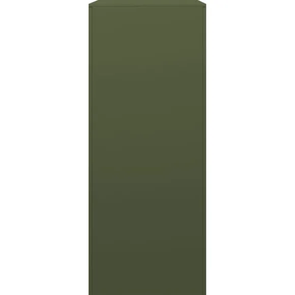 vidaXL brændestativ 100x40x100 cm stål grøn