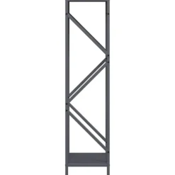 vidaXL brændestativ 34x25x100 cm koldvalset stål antracitgrå