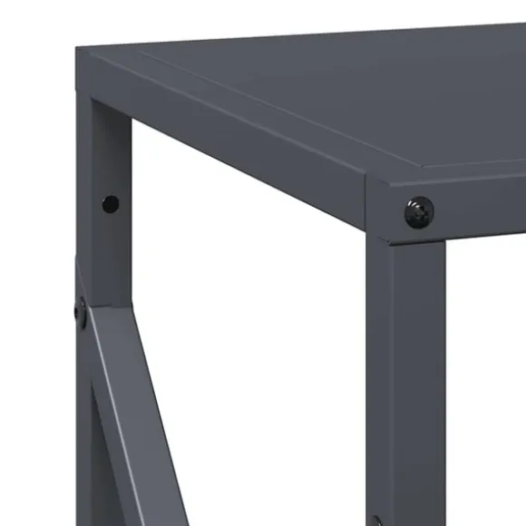 vidaXL brændestativ 34x25x100 cm koldvalset stål antracitgrå