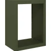 vidaXL brændestativ 60x40x80 cm stål grøn