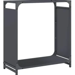 vidaXL brændestativ 60x28x65 cm koldvalset stål antracitgrå